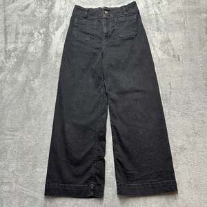 Pilcro Black Wide Leg Jeans